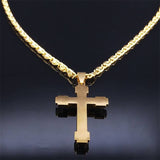 Elegant Zircon Cross Pendant cross necklace Viking Warriors