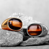 Erik the Red Wood Grain Ring Rings Viking Warriors