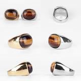 Erik the Red Wood Grain Ring Rings Viking Warriors