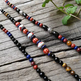 Ethnic Stone,Red Mookaite,Black Onyx Necklace Necklaces Viking Warriors