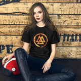 Fire Valknut Viking Symbol T-Shirt Shirts & Tops Viking Warriors