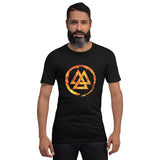 Fire Valknut Viking Symbol T-Shirt Shirts & Tops Viking Warriors