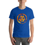 Fire Valknut Viking Symbol T-Shirt Shirts & Tops Viking Warriors