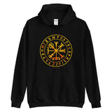 Fire Viking Compass Hoodie Shirts & Tops Viking Warriors