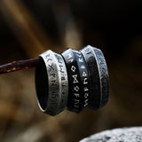 Futhark Runes Men-Women Rings Rings Viking Warriors