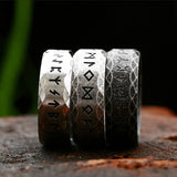 Futhark Runes Men-Women Rings Rings Viking Warriors