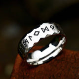 Futhark Runes Men-Women Rings Rings Viking Warriors