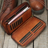 Genuine Leather Clutch Wallet Handbags, Wallets & Cases Viking Warriors