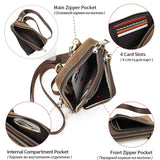 Genuine Leather Men Crossbody Bag bag Viking Warriors