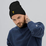 Gold Viking Warrior Embroidered Beanie Beanie Viking Warriors