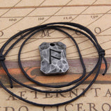 Hand Forged Iron Rune Necklaces Necklaces Viking Warriors