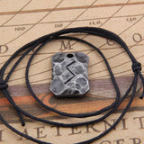 Hand Forged Iron Rune Necklaces Necklaces Viking Warriors