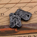 Hand Forged Iron Rune Necklaces Necklaces Viking Warriors