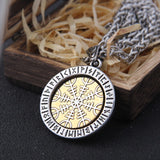 Helm of Awe Icelandic Magical Stave Pendant Necklaces Viking Warriors
