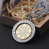 Helm of Awe Icelandic Magical Stave Pendant Necklaces Viking Warriors