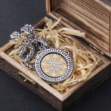 Helm of Awe Icelandic Magical Stave Pendant Necklaces Viking Warriors