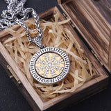 Helm of Awe Icelandic Magical Stave Pendant Necklaces Viking Warriors