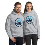 Ice Valknut Viking Hoodie Hoodie Viking Warriors