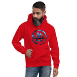 Ice Valknut Viking Hoodie Hoodie Viking Warriors