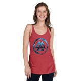 Ice Valknut Women's Racerback Tank tank tops Viking Warriors