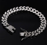 Iced Out Cuban Chain Bracelets for Men Viking Warriors