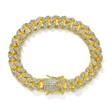 Iced Out Cuban Chain Bracelets for Men Viking Warriors