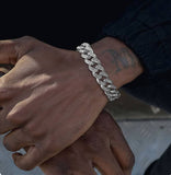 Iced Out Cuban Chain Bracelets for Men Viking Warriors