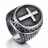 Knight Templar Crusaders Cross Ring ring Viking Warriors