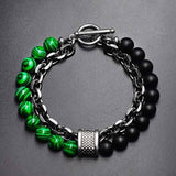 Lava Stone and Chain Bracelet Bracelets Viking Warriors