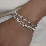 Layered  Chain Bracelets Viking Warriors