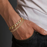Layered  Chain Bracelets Viking Warriors