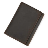 Leather Trifold Wallet with Chain wallet Viking Warriors
