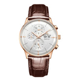 Luxury Chronograph Leather Watch watch Viking Warriors