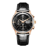 Luxury Chronograph Leather Watch watch Viking Warriors