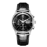 Luxury Chronograph Leather Watch watch Viking Warriors