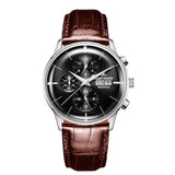 Luxury Chronograph Leather Watch watch Viking Warriors