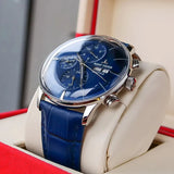 Luxury Chronograph Leather Watch watch Viking Warriors