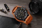 Luxury Mens Watches with Leather Strap Watches Viking Warriors