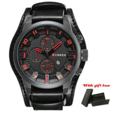 Luxury Mens Watches with Leather Strap Watches Viking Warriors