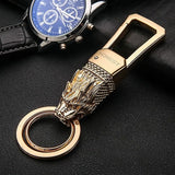 Luxury Wolf Head  LED light Keychain Keychains Viking Warriors