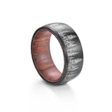 Luxury Wooden Inlay Wedding Bands – Perfect Blend of Style and Strength rings Viking Warriors