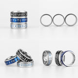 Magic Runes Luminous Spin Ring Rings Viking Warriors