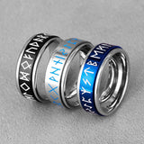 Magic Runes Luminous Spin Ring Rings Viking Warriors