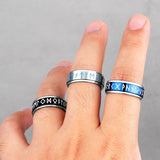 Magic Runes Luminous Spin Ring Rings Viking Warriors