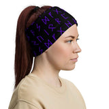 Magic Runes Neck Gaiter Neck Gaiters Viking Warriors