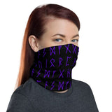 Magic Runes Neck Gaiter Neck Gaiters Viking Warriors