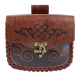 Medieval Retro Waist Bag wallet Viking Warriors