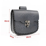 Medieval Retro Waist Bag wallet Viking Warriors