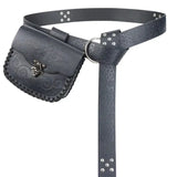 Medieval Retro Waist Bag wallet Viking Warriors