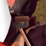 Medieval Retro Waist Bag wallet Viking Warriors